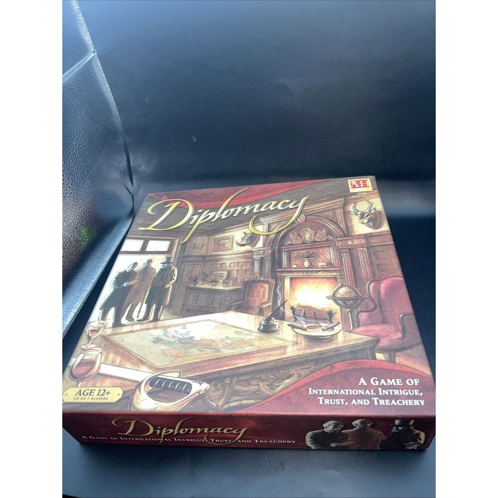 Diplomacy Board Game by Avalon Hill 50th Anniversary Wizards 2008 Complete
